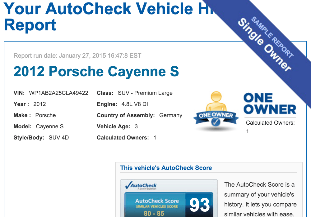 autocheck历史报告