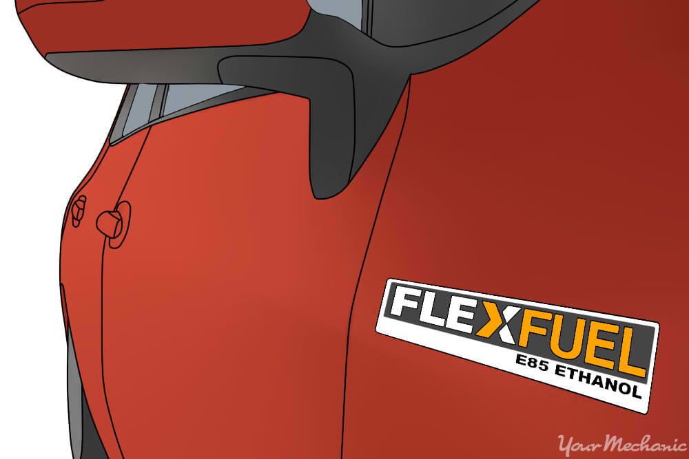 flex fuel badge