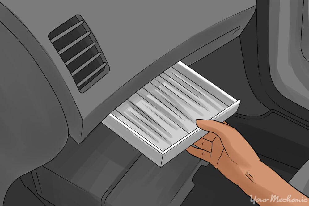 removing the cabin filter