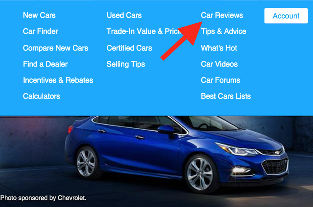 edmunds car review tab