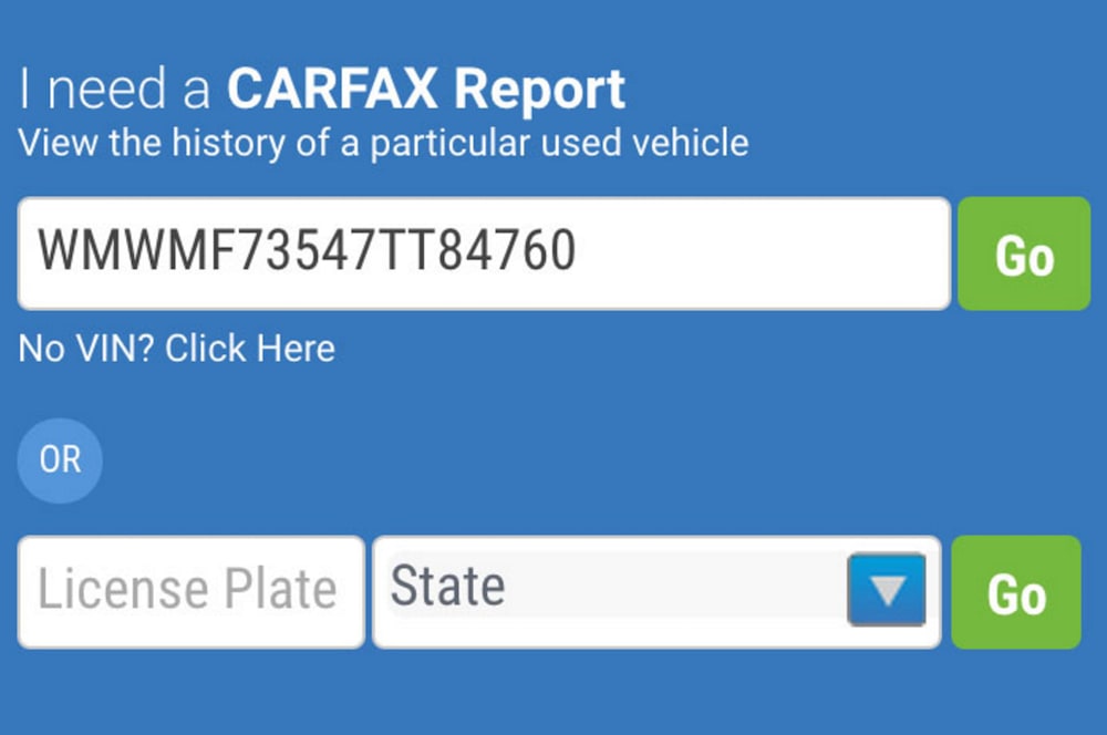 carfax search tool