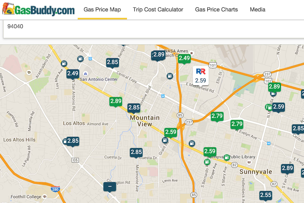 gasbuddy map