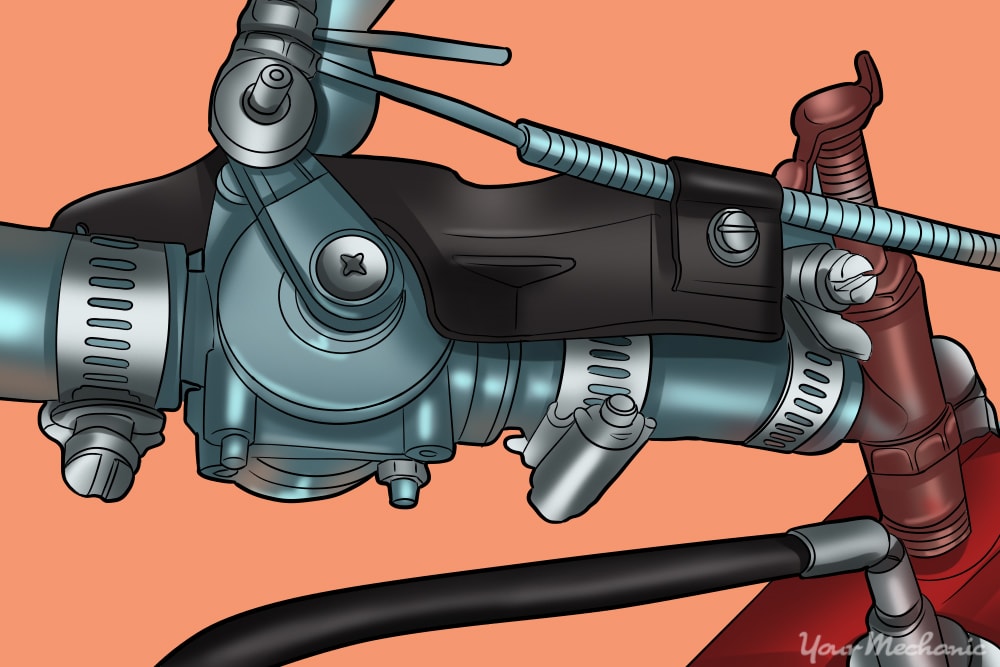 Fiat 500 heater control valve top