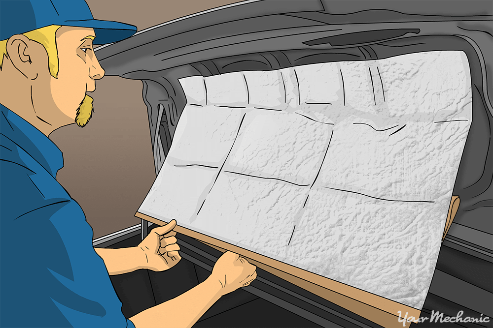 installing sound dampener in trunk