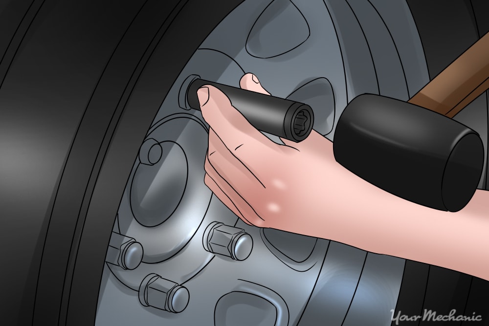 Remove locking lug on sale nut