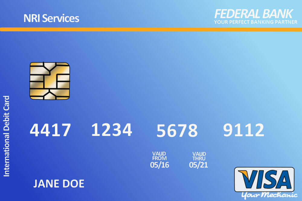 debit card example