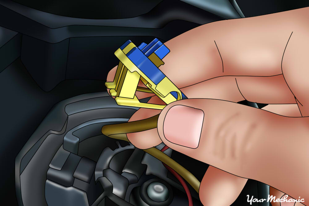 remove yellow wire for airbag