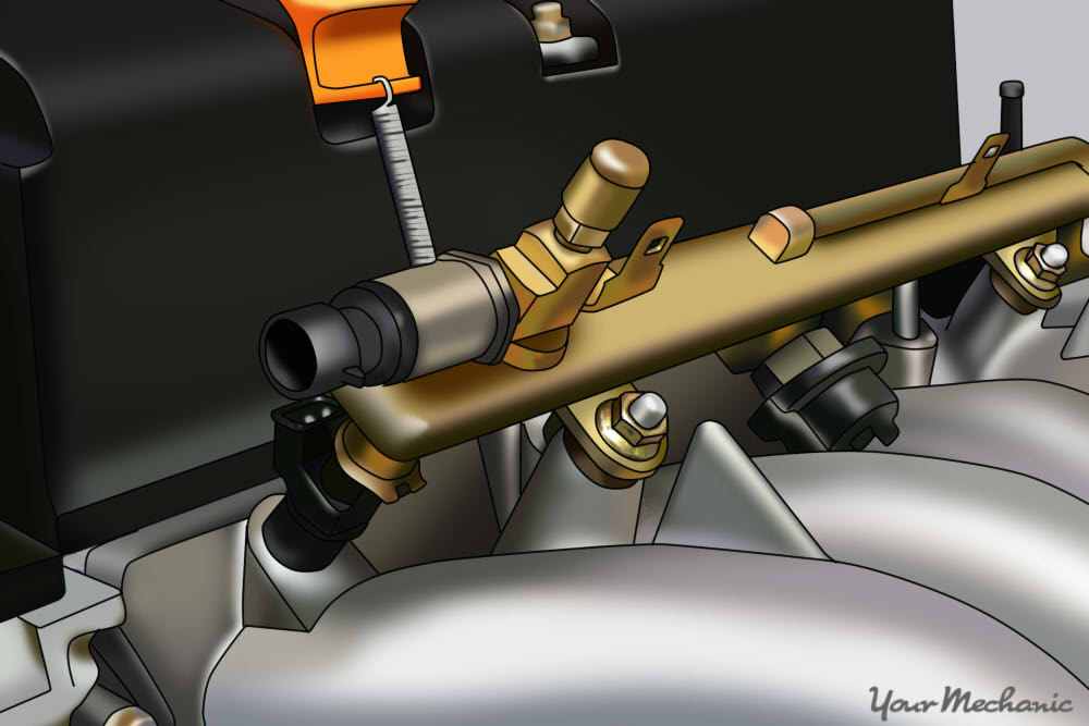 test port on fuel rail