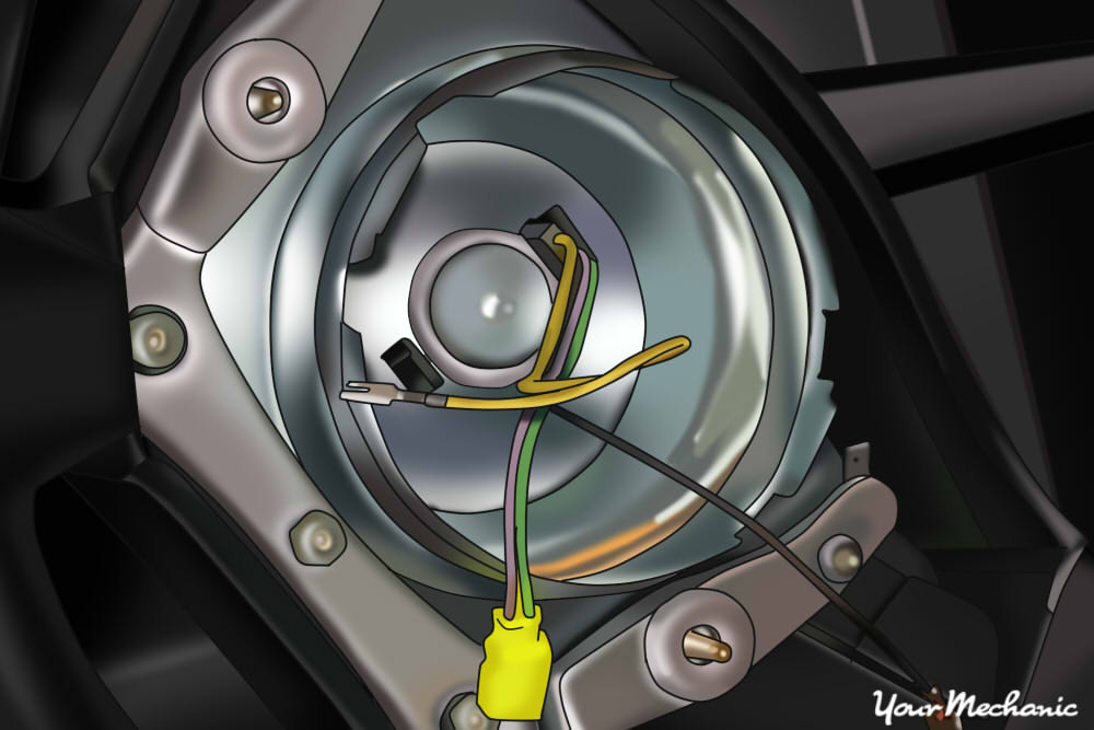 removing yellow wire for airbag