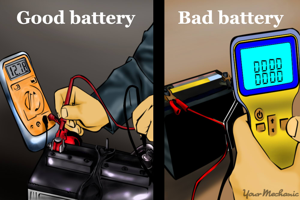 good battery vs bad battery reading