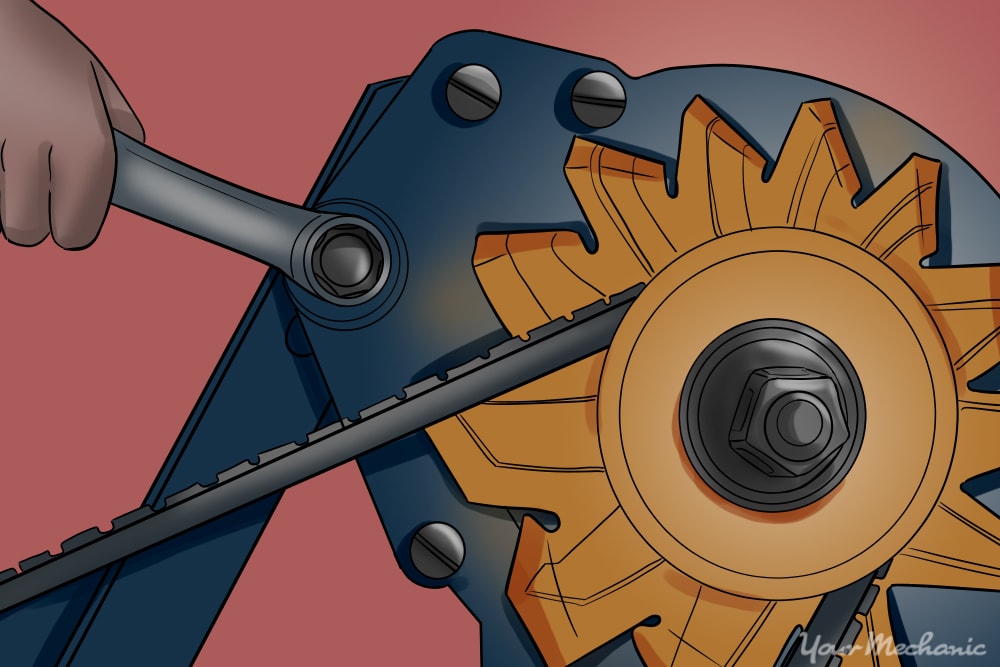 Tighten fan deals belt