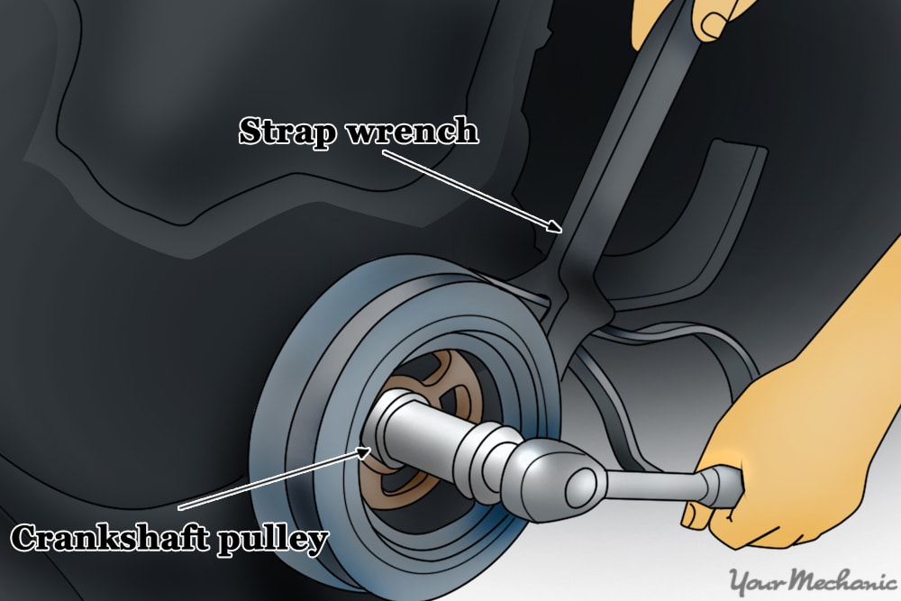 Crankshaft gasket outlet