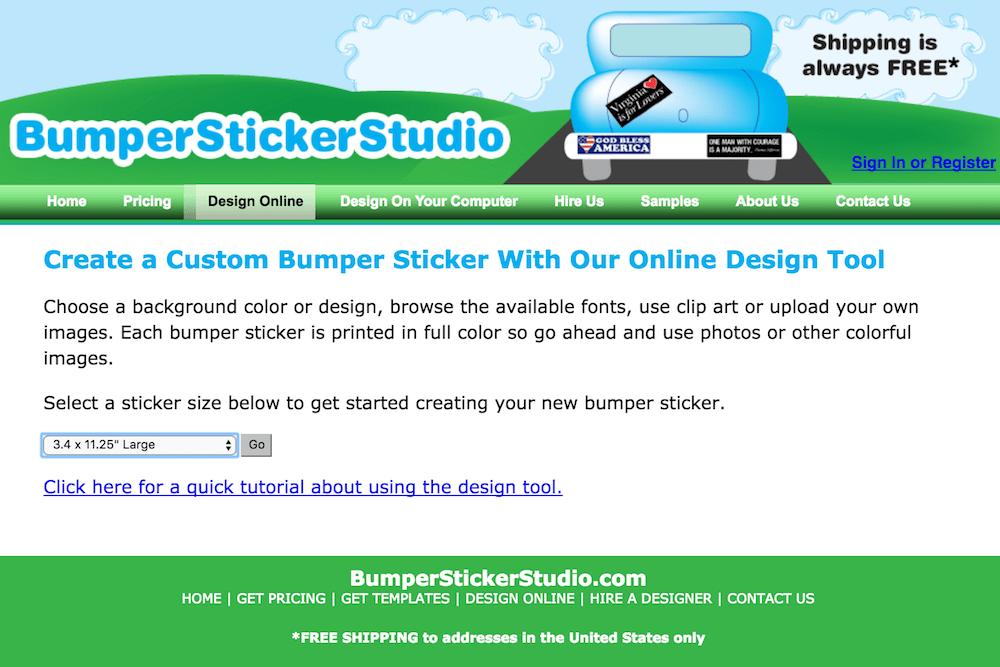 bumper sticker site