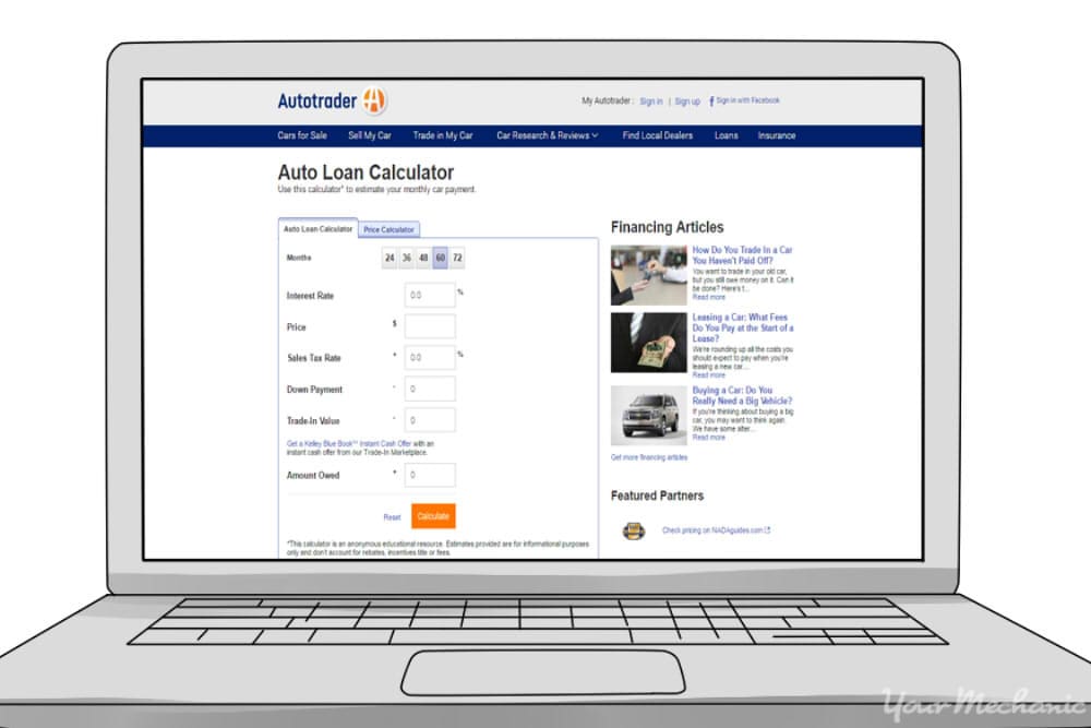 auto trader calculator