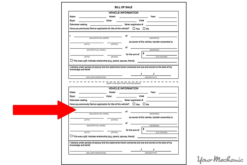 How to Write a Contract For Selling Your Car YourMechanic Advice