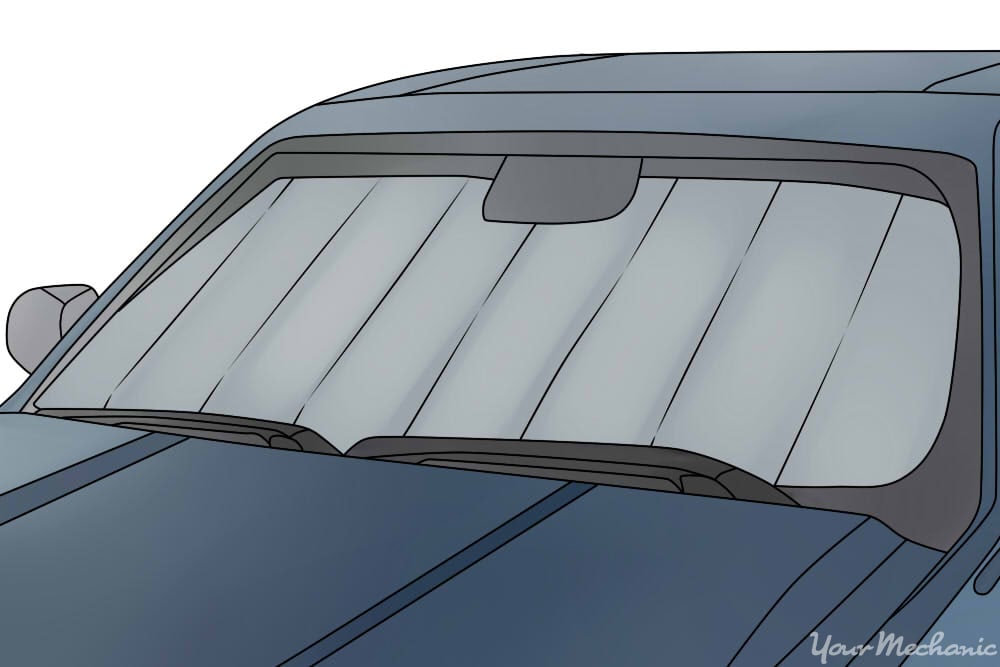 sunshade in car