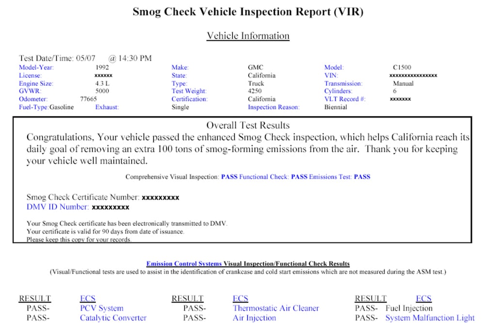 smog check - 5