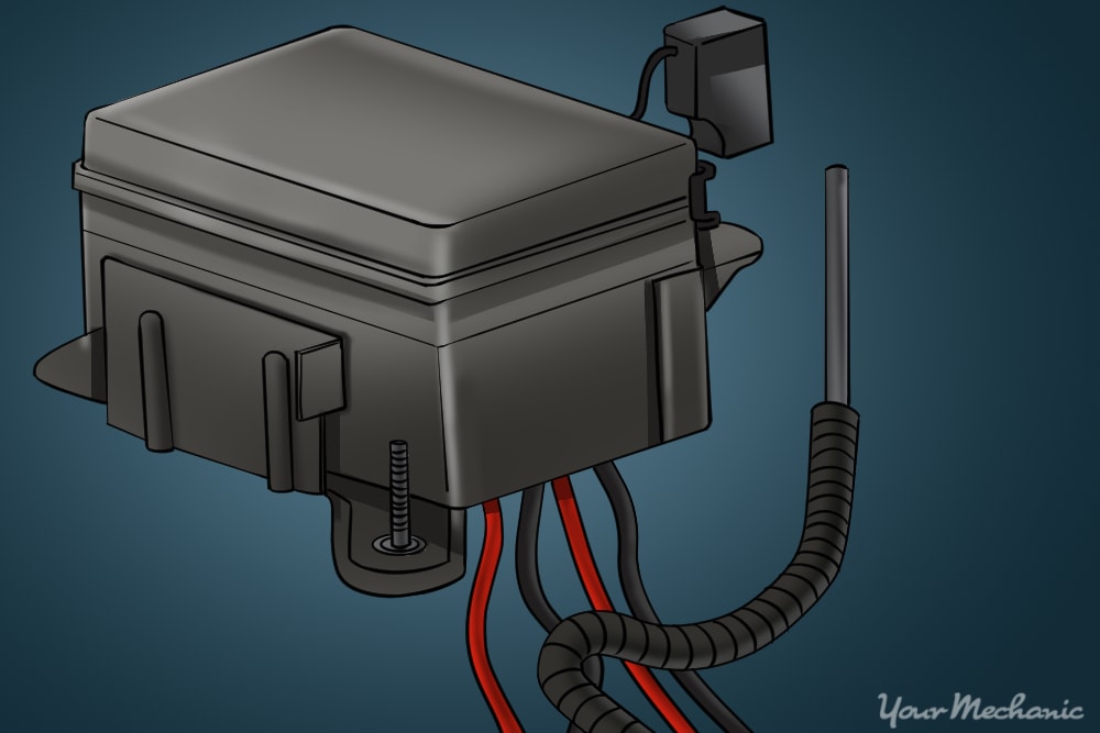 diagram of wires going into the bottom of the fuse box