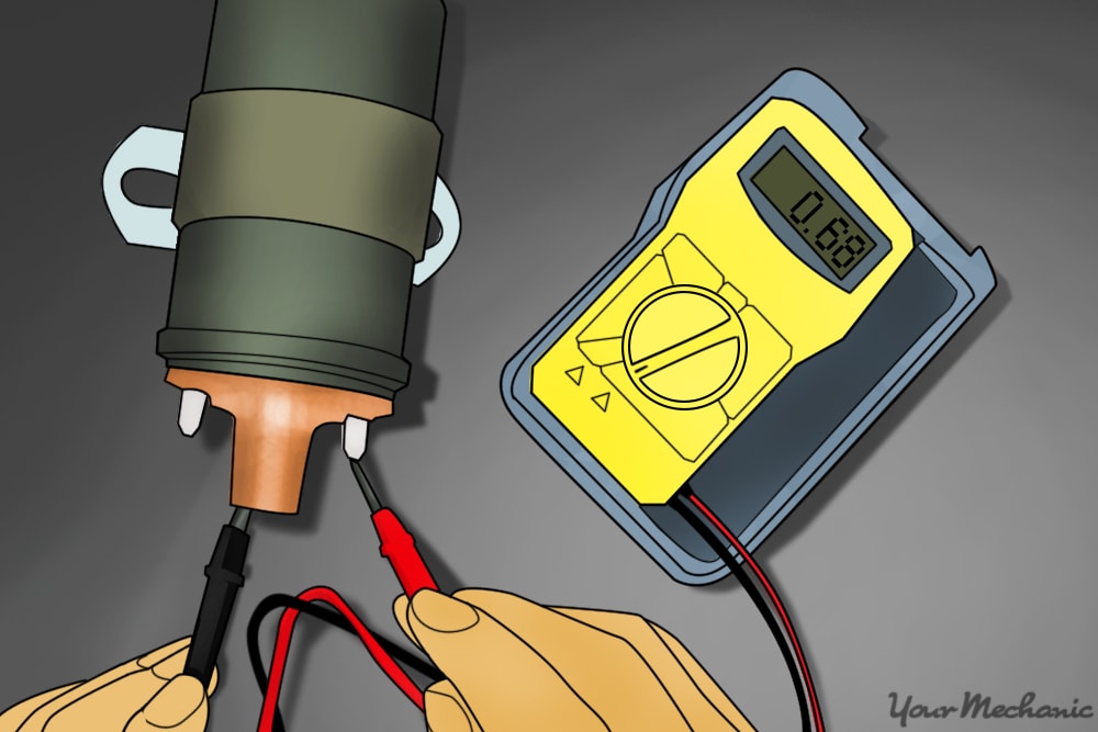 Testing ignition outlet coil