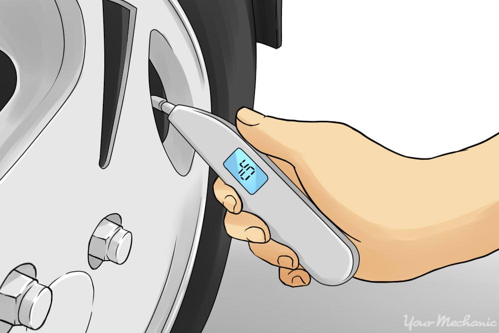 tire pressure reading