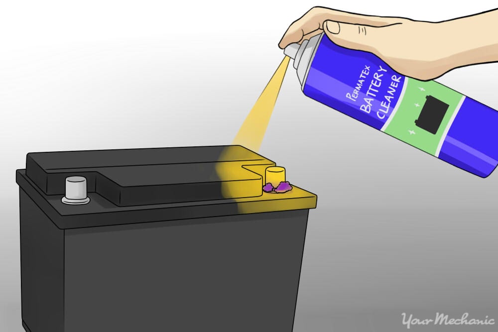 Cleaning deals battery connections