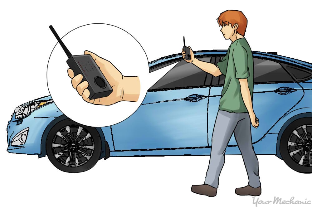 find tracking device on car