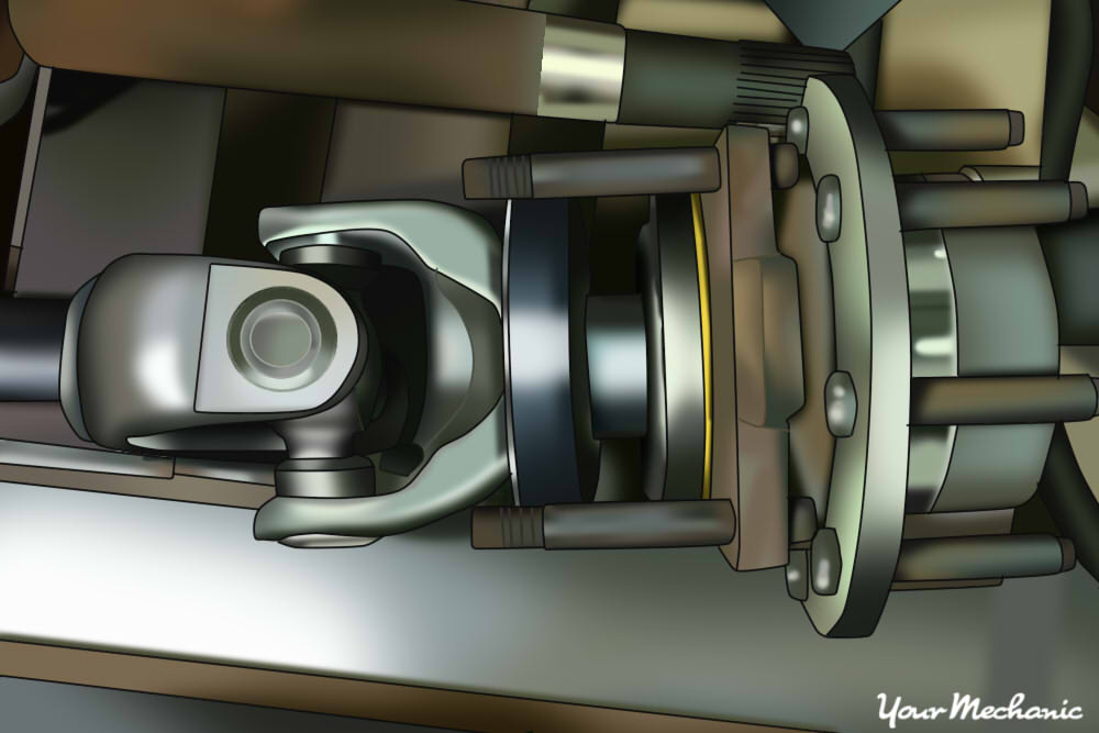 front wheel u-joint