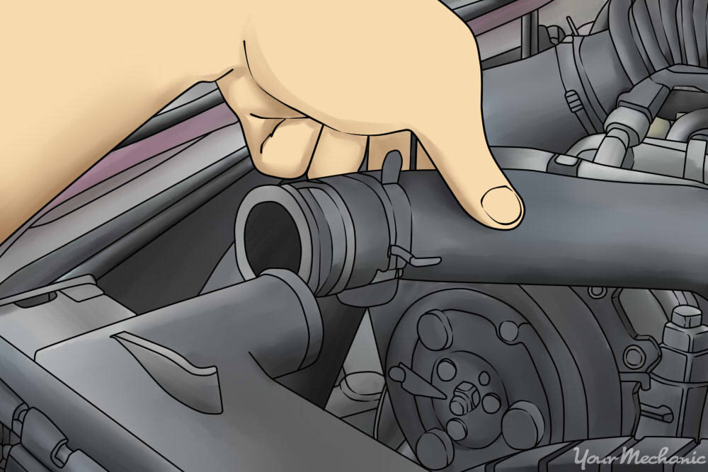 removing a radiator hose