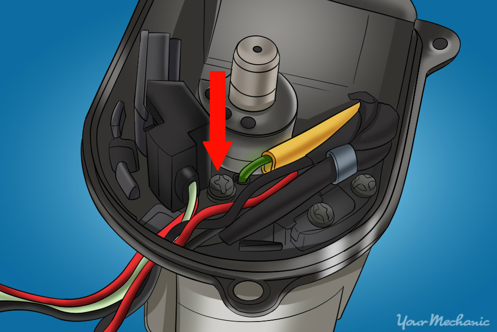 screws that attach wires from the ignition ignitor to the distributor