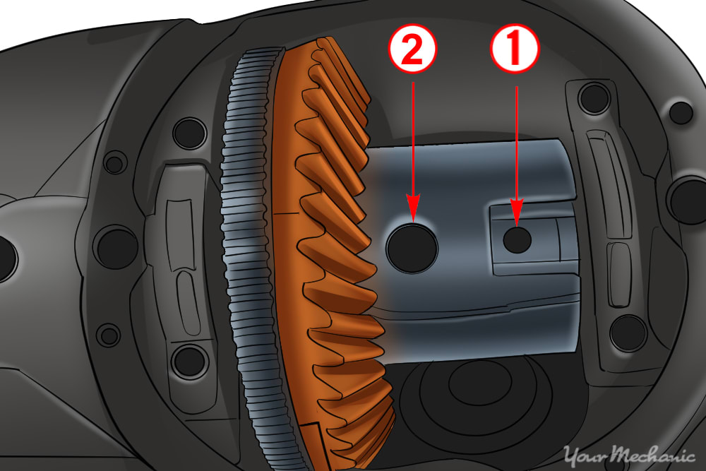 carrier retaining pin and bolt graphic