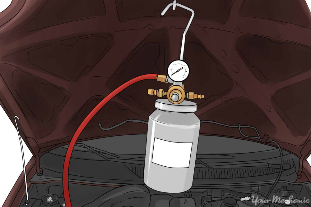 pressure gauge on cleaning regulator