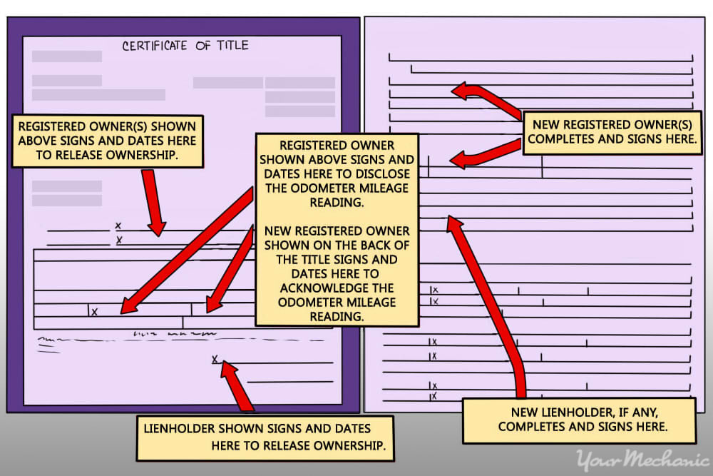 car title with detiling