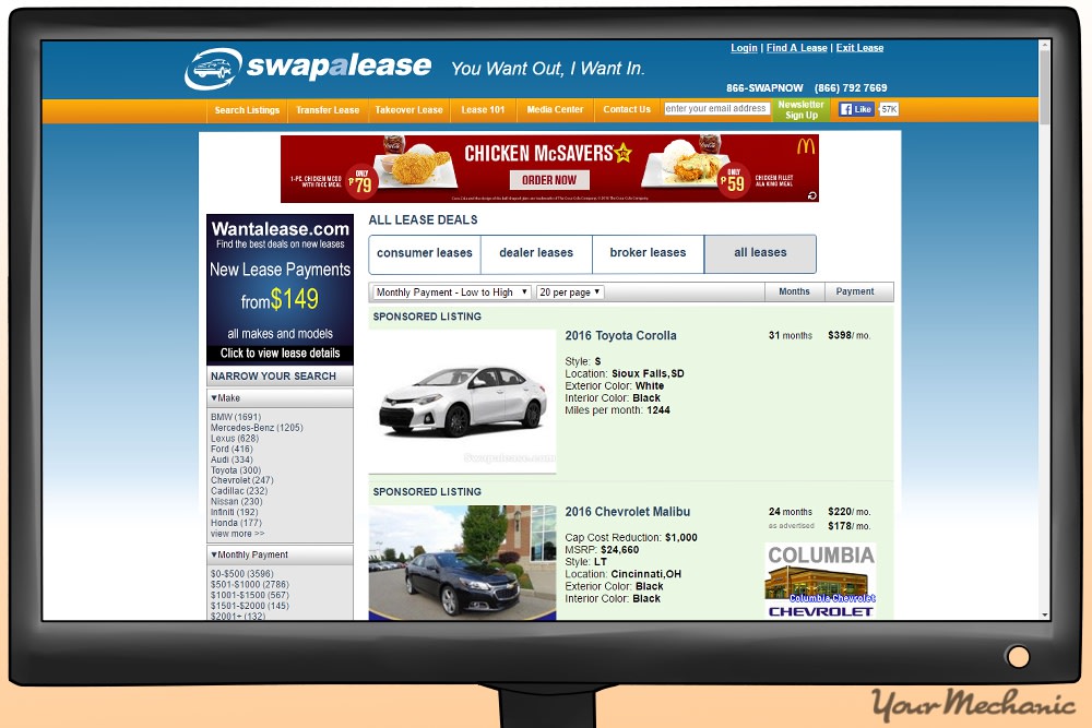 swapalease car site