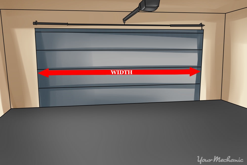 garage door width