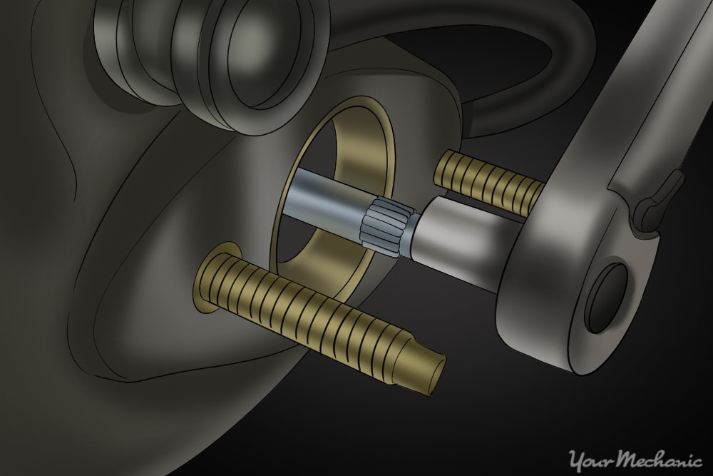 Adjusting the brake pushrod