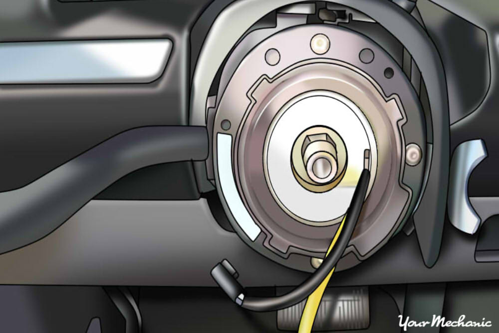 clock spring installed