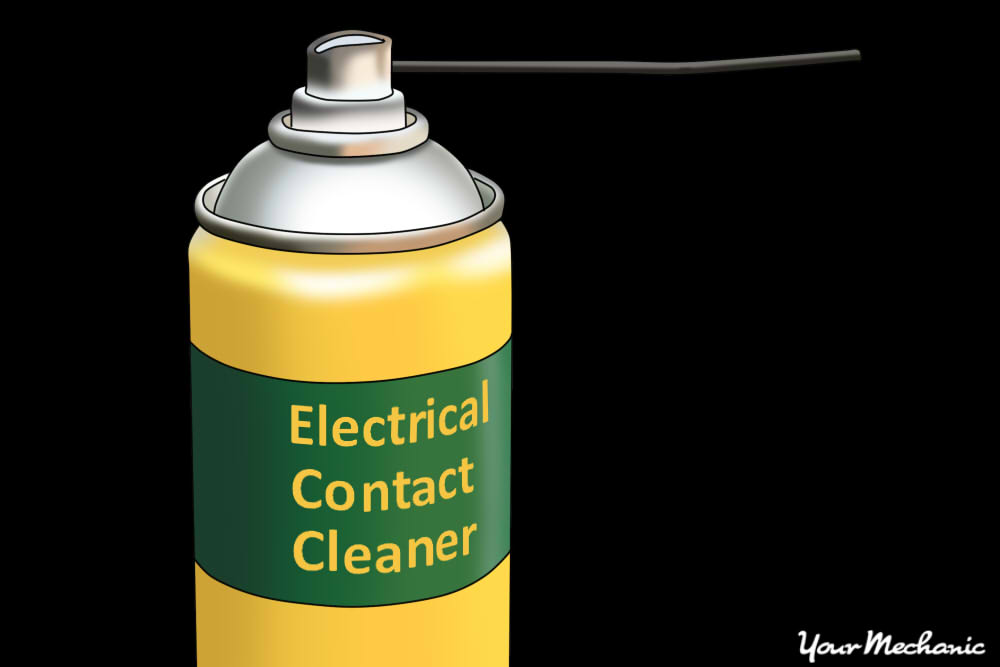 electrical cleaner spraying