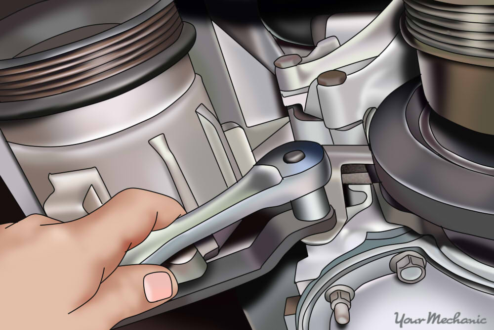 How to Replace an Air Injection Pump Belt 9