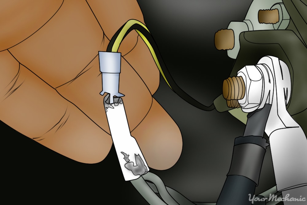 removing cables from starter relay