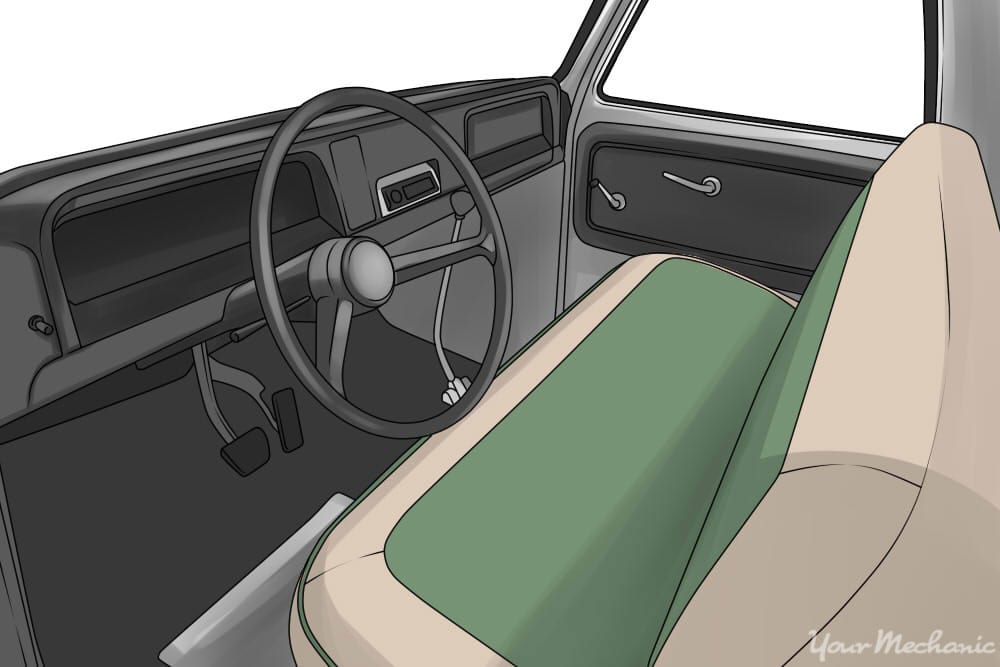 室内的卡车