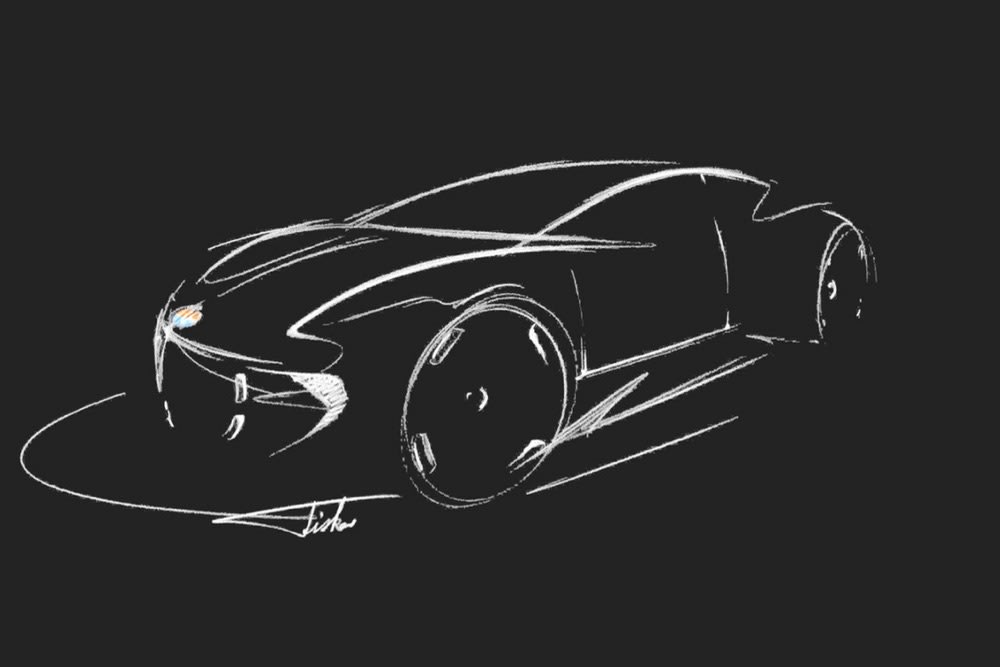 Fisker EV Sketch