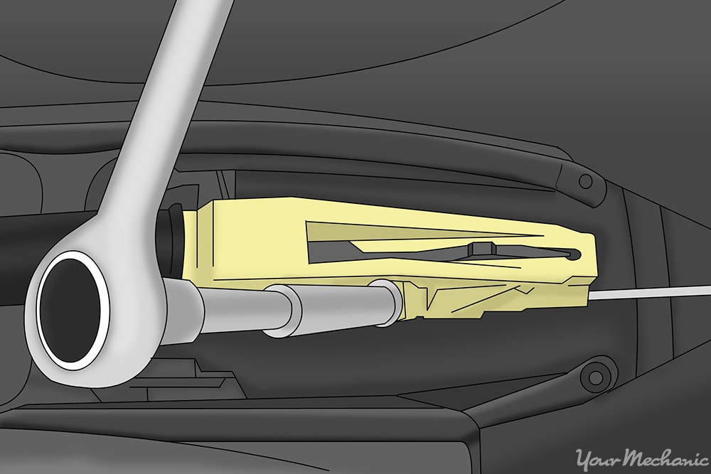 tightening brake cables