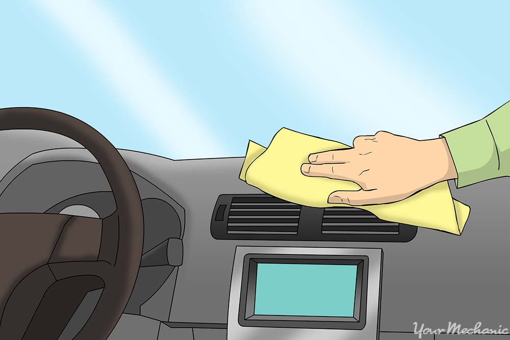 Car clearance dashboard sticker