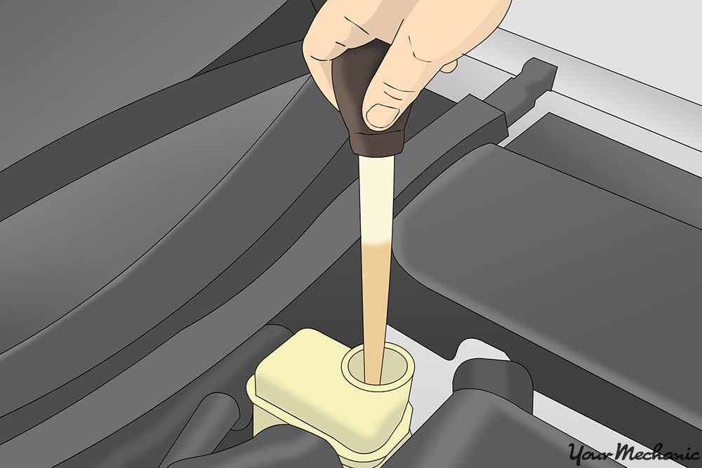 从主缸中吮吸液体