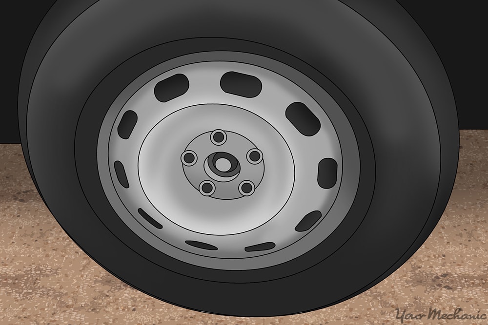 spare tire without lug nuts