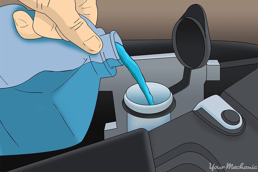 Blocked windscreen washer sales jets mercedes