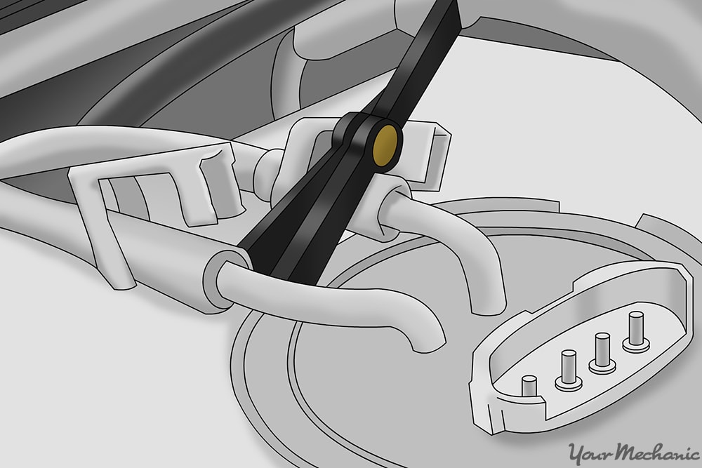 disconnecting a fuel line with a spring release tool