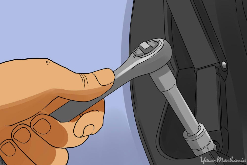 how to fix a squeaky windshield wiper blade - loosening the bold on a windshield wiper blade arm