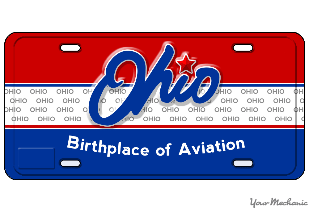 Ohio bmv license plates top