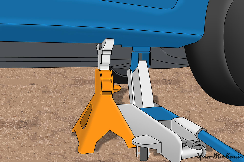 hydraulic jack and jack stands